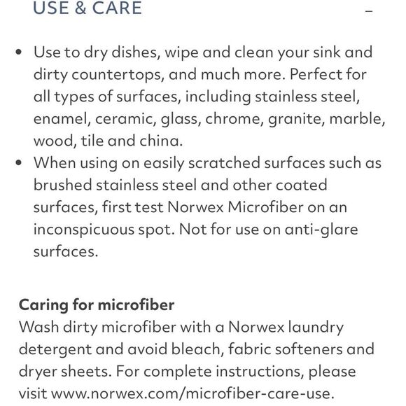 Norwex Kitchen Towel Graphite with Sunflower Trim NWT - Picture 10 of 10